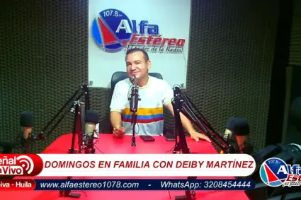 Programa Domingos en Familia Alfa Estéreo con Deiby Martínez Cortés Periodista, Domingo 06 de Septiembre 2026.