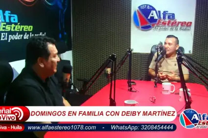 Domingos en Familia Deiby Martínez Cortés Periodista, con Boris Peña, cantante. 13/09/26.