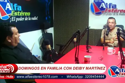 Domingos en Familia Deiby Martínez Cortés Periodista, con El Chacal del Sur, cantante. 13/09/26.