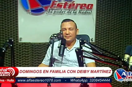 Domingos en Familia Deiby Martínez Cortés Periodista, con Fabio Palomares compositor 04/10/26.