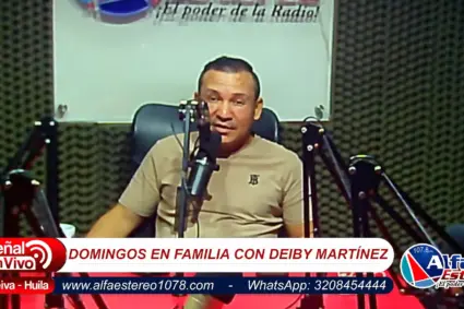 Domingos en Familia Deiby Martínez Cortés Periodista, con Absalón Calvo, ambientalista. 9/10/26.