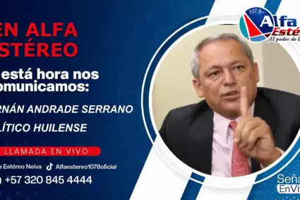 Deiby Martínez Cortés – Periodista – con Hernán Andrade – Noticiero Popular – Alfa Estéreo – 28/10/26.